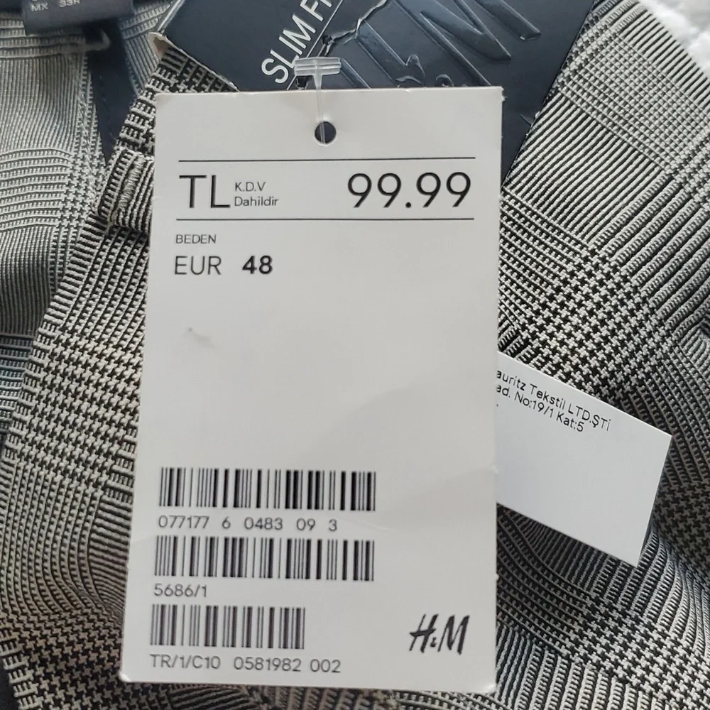 H&M Men's Slim Fit Pants - Picture 6 of 11